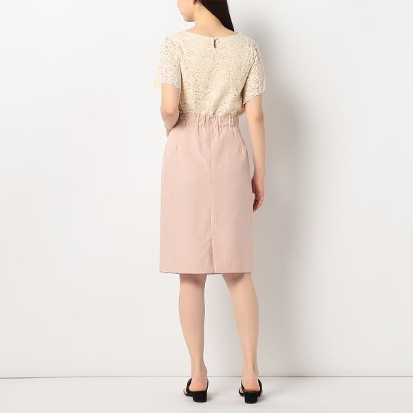 ハイウエストタック入りタイトスカート