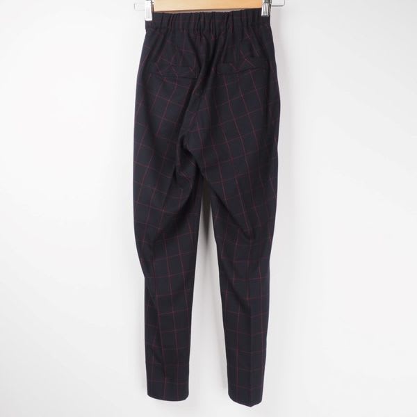 ウインドウペンチェックウエストゴムパンツ