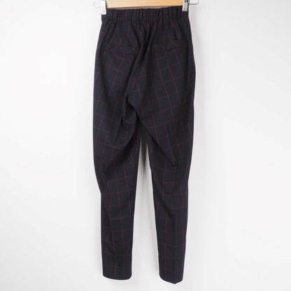 ウインドウペンチェックウエストゴムパンツ