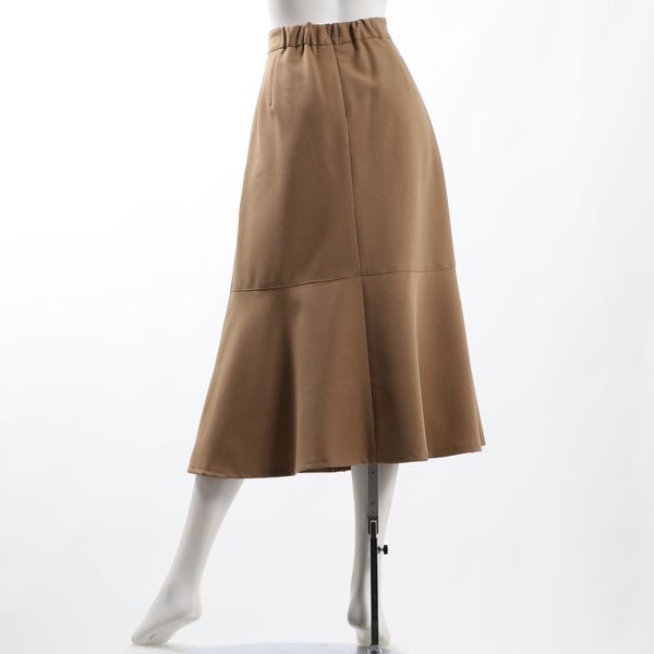 メランジマーメイドシルエットスカート