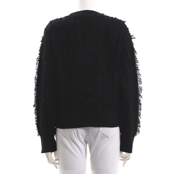 起毛感クルーネックニット