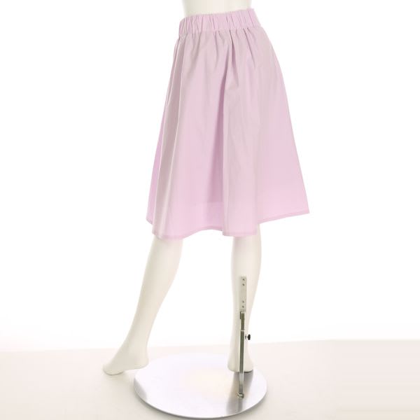 Dカンベルト付きフレアスカート