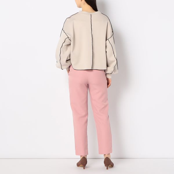 バイカラーラインカットソー