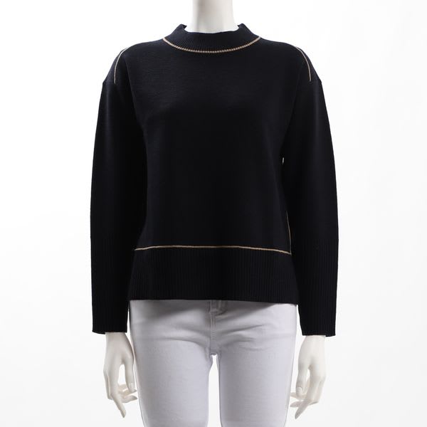 ライン配色ニット