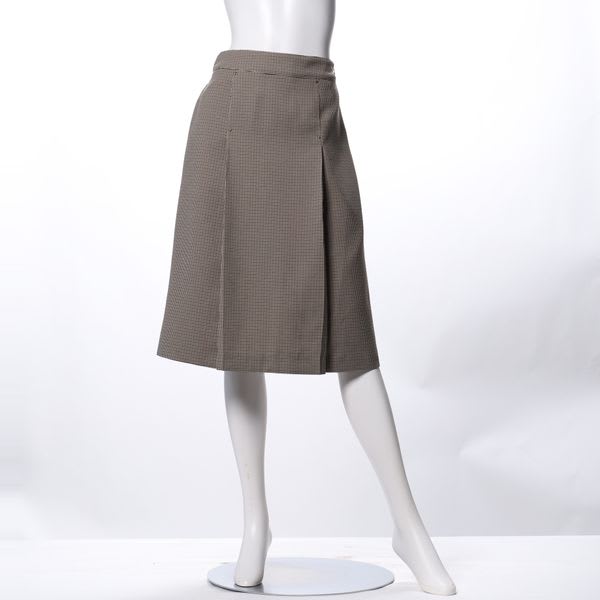 チェック柄ボックスプリーツスカート