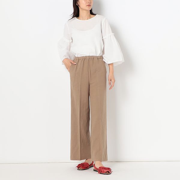 フレアスリーブブラウス