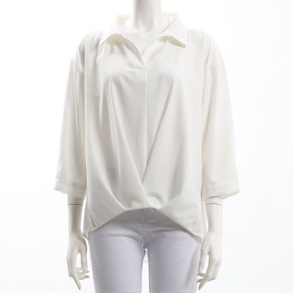 裾タックスキッパーブラウス