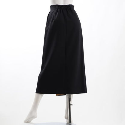 バイカラーラップ風セミタイトスカート