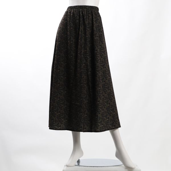 総柄ギャザースカート