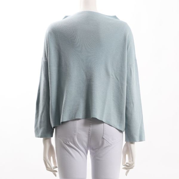 オフネックドロップショルダーニット