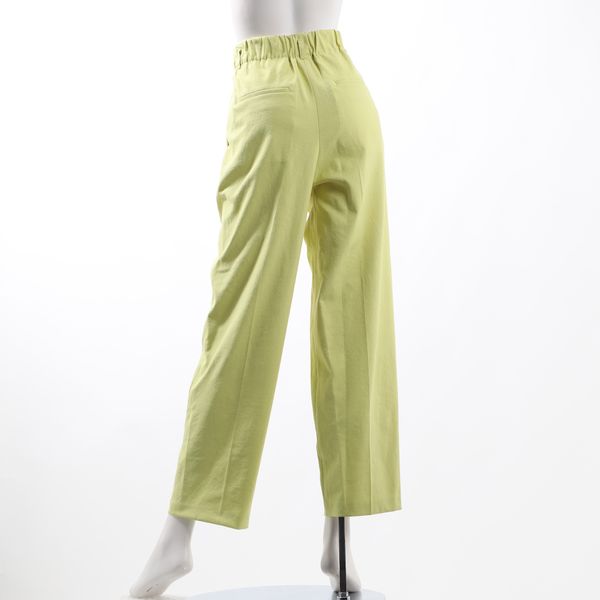 ハイウエストドライタッチストレートパンツ