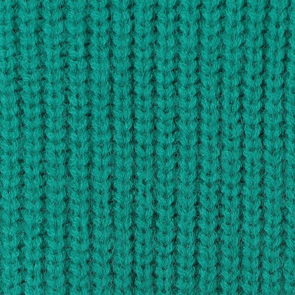 お袖折り返しデザインタートルネックニット