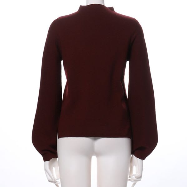 袖ボリュームデザインニット