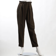 ウエストデザインテーパードパンツ