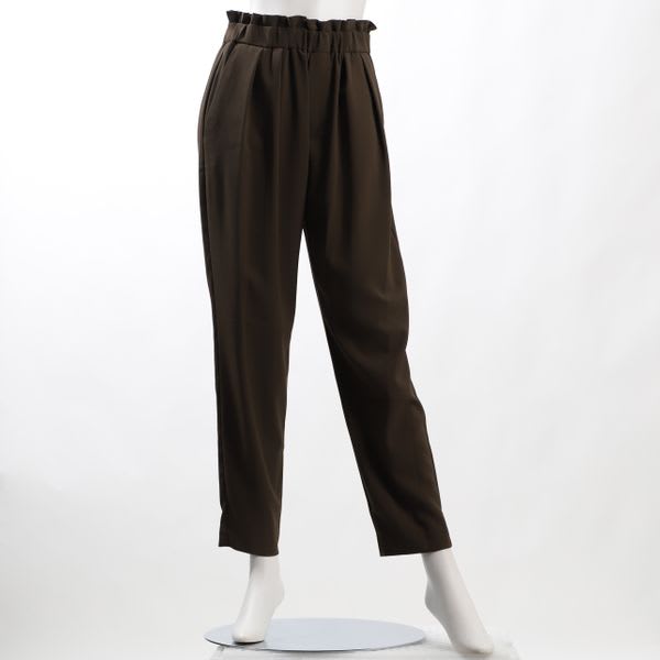 ウエストデザインテーパードパンツ