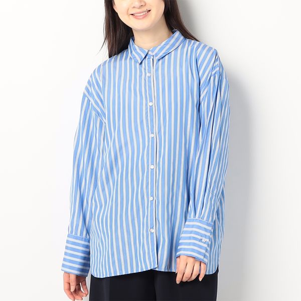 ストライプ柄シャツ