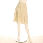 総レースフレアスカート