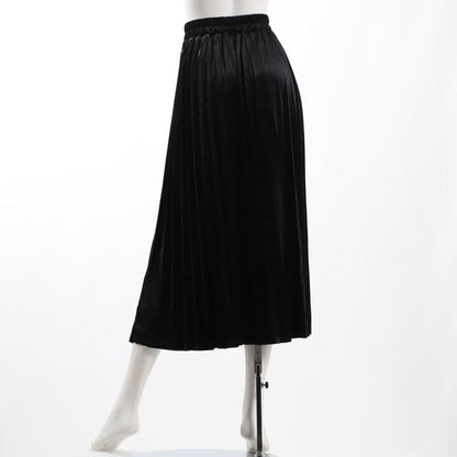 Vネックリブニット