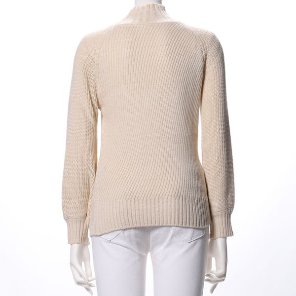 ラメ混ハイネックニット