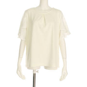 螺旋ラッフル袖カットソー