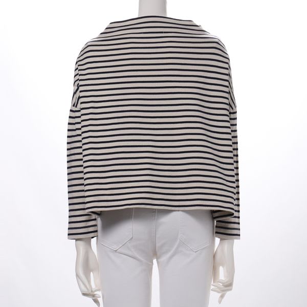 ボトルネックカットソー