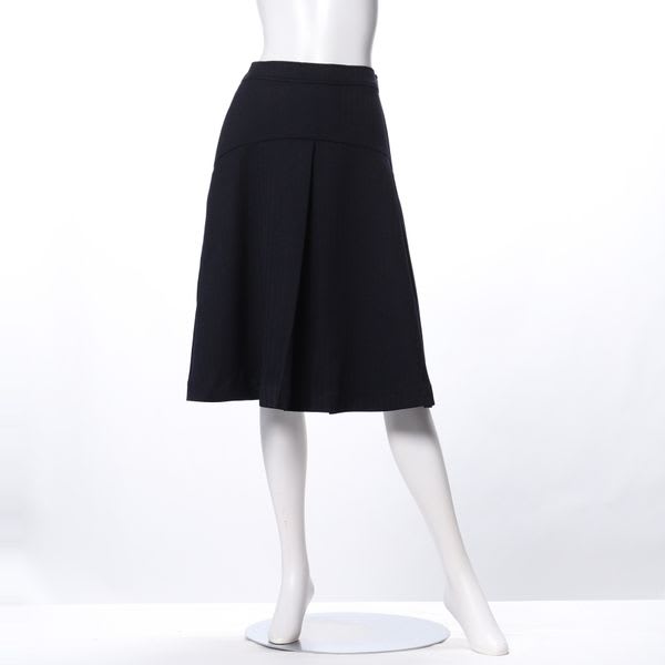 切り替えデザインウーリッシュヘリンボーンスカート