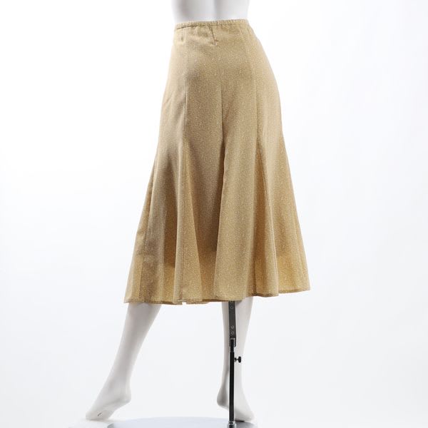 ドロップドットプリントマーメイドスカート