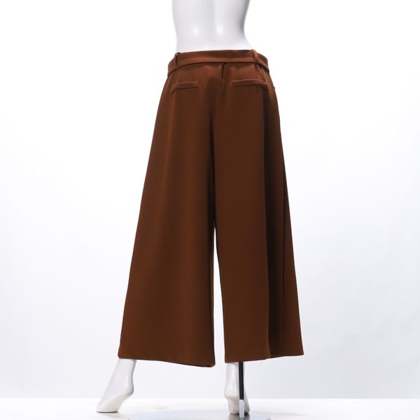 Dカンベルト付きガウチョパンツ