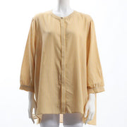 ストライプ柄比翼シャツ