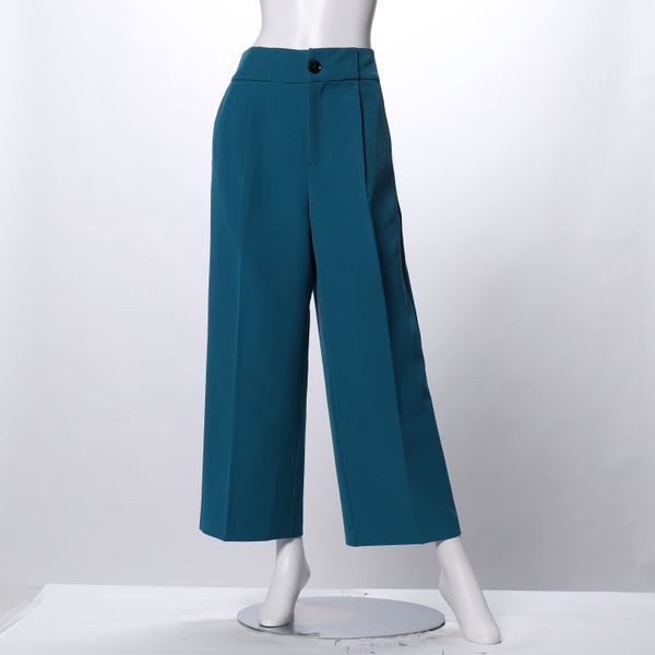 ハイウエストボタンワイドパンツ