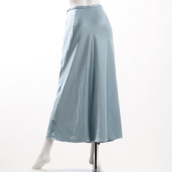 パイピングベルト付きAラインスカート