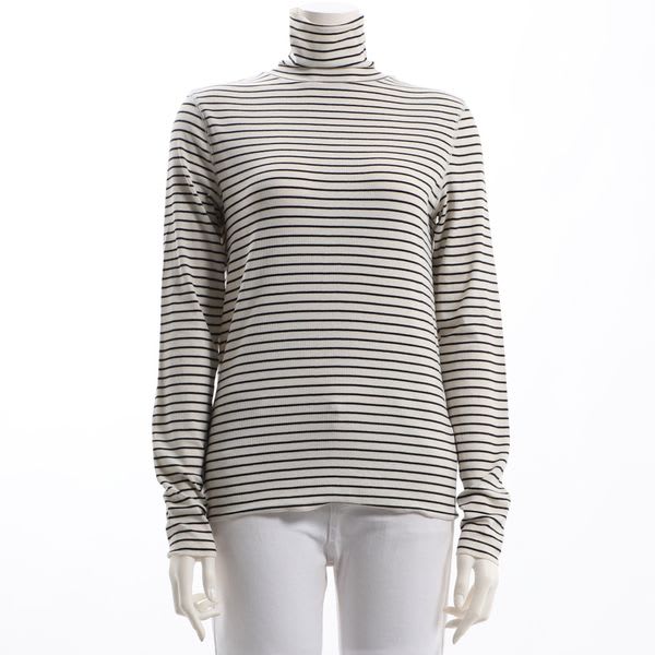 メロウデザインタートルネックカットソー