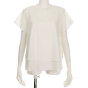 レイヤードデザインブラウス