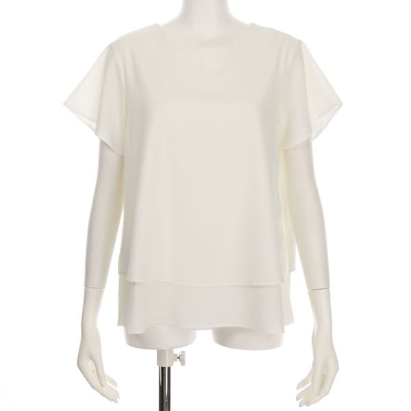 レイヤードデザインブラウス