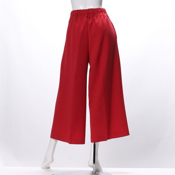 サイドボタンデザインワイドパンツ