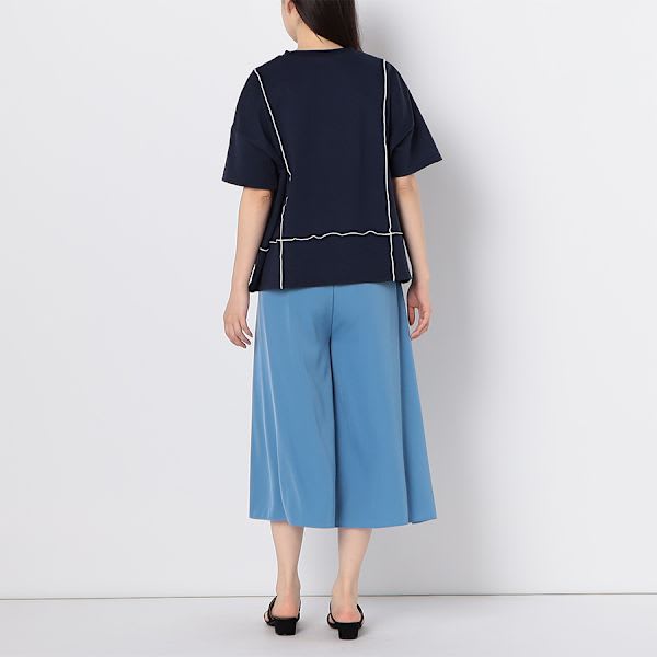 配色オーバーサイズカットソー