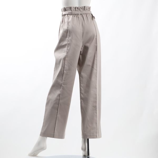 テンセル混ストレッチセミワイドパンツ