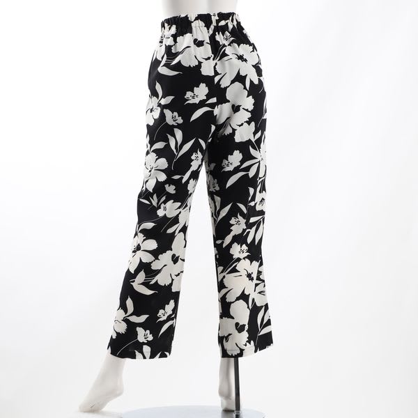 総柄ドロストパンツ