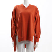 サイドスリットバックテールニット