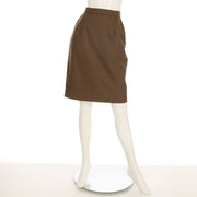 バックファスナーデザインタイトスカート