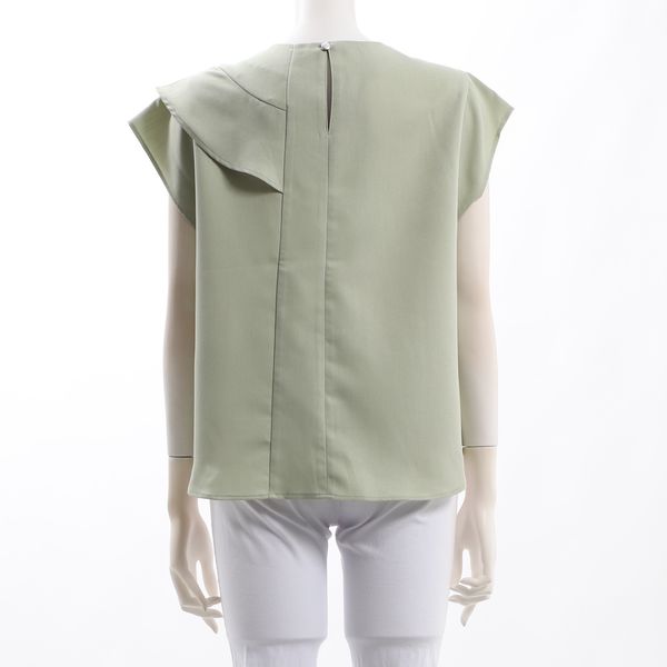 フリルデザインアシンメトリーブラウス