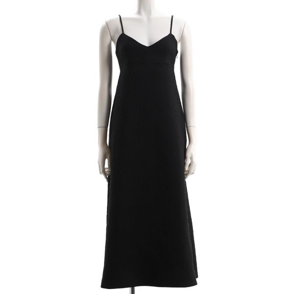 ジャガード素材キャミソールワンピース