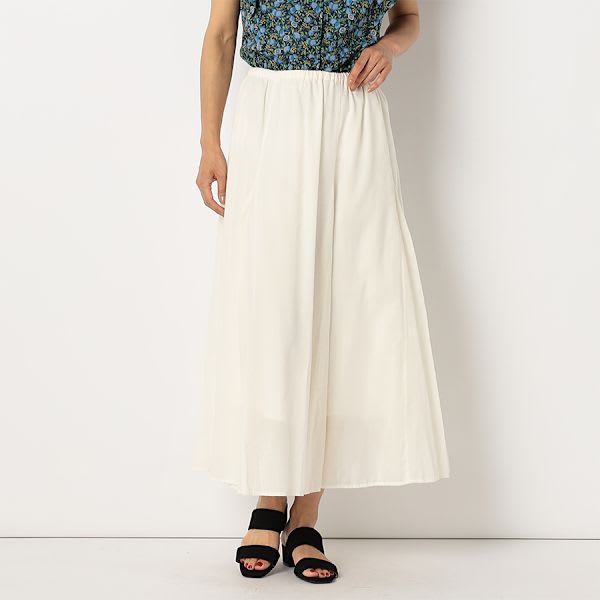 空羽ボイルギャザーロングスカート