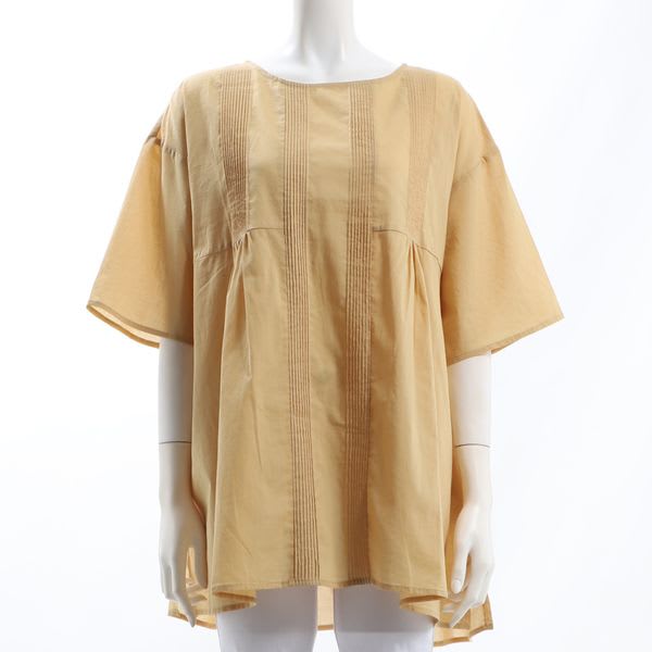 ピンタックデザインオーバーサイズブラウス