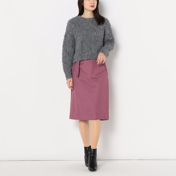 Dカンベルト付きタイトスカート