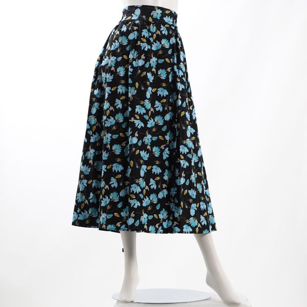 WAAC グリーンブルードット フレアスカート フレアスカート – airCloset Store