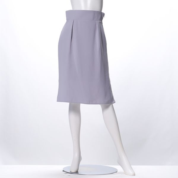 レースアップデザインタック入りスカート