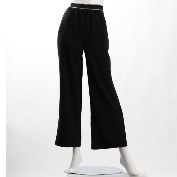 裾スリットフレアパンツ