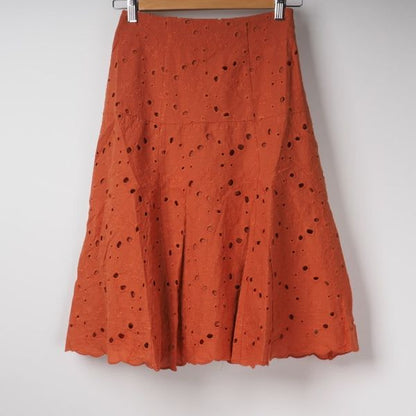 スカラップレースフレアスカート