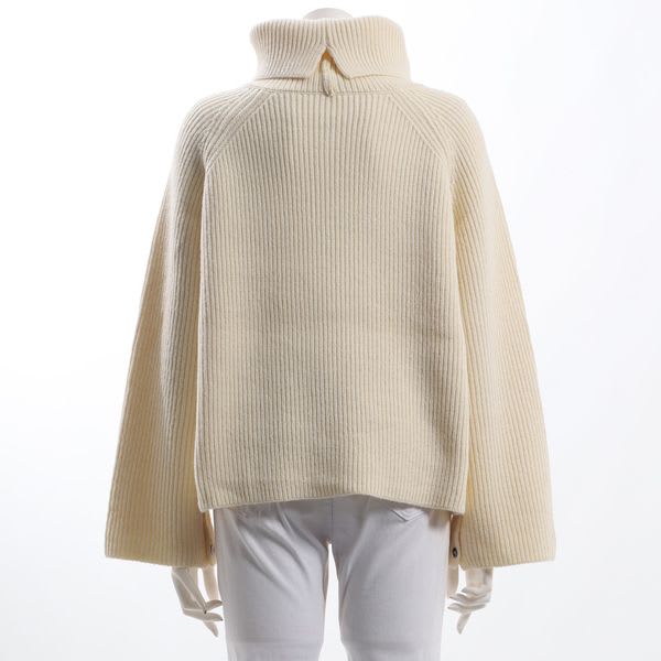ワイドスリーブタートルネックニット